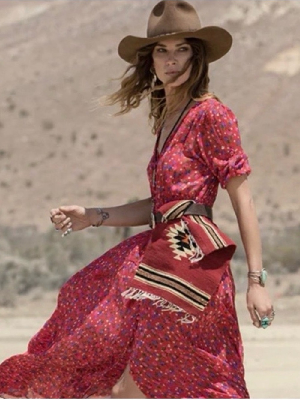 Spell Rambling Rose Gown Medium with faults please read!
